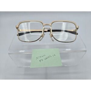Vtg Nikon FS 002T-14 SLIDEVIEW TITEX-B Brow Eyeglasses Frame Only JAPAN F-Ti-P